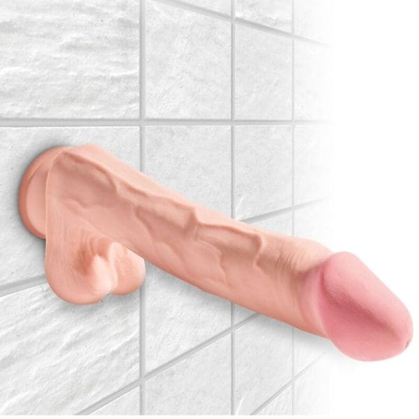 KING COCK - REALISTIC PENIS WITH BALLS 3D 24.8 CM LIGHT 3